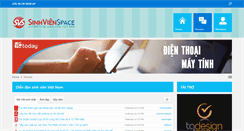 Desktop Screenshot of diendan.sinhvienspace.com
